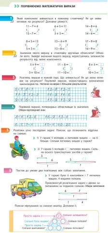 Порівнюємо математичні вирази