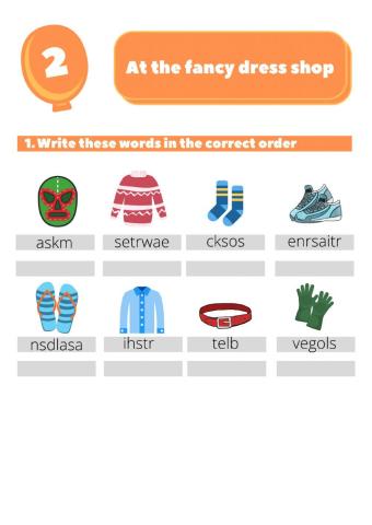 At the fancy dress shop