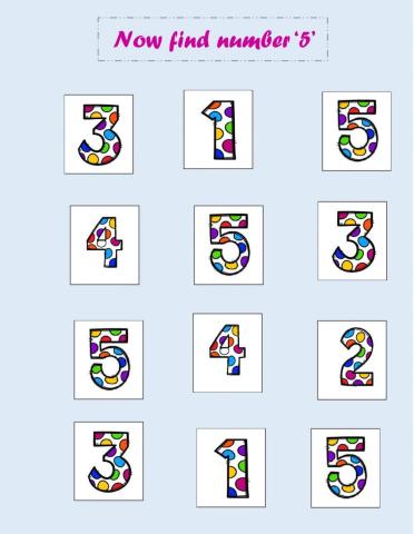 Find number 5