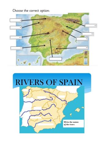 Rivers and mountains-spain