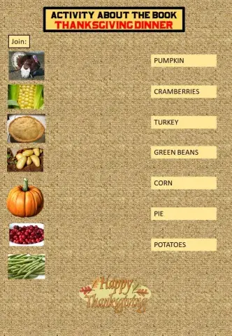 Thanksgiving dinner book