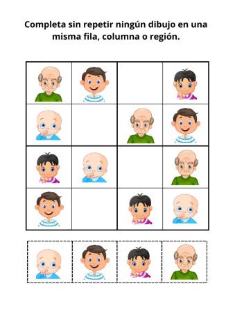 Sudoku familia (nivel 1)