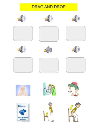 ACTIONS: Drag and drop