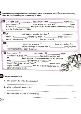 Past Simple or Past Progressive