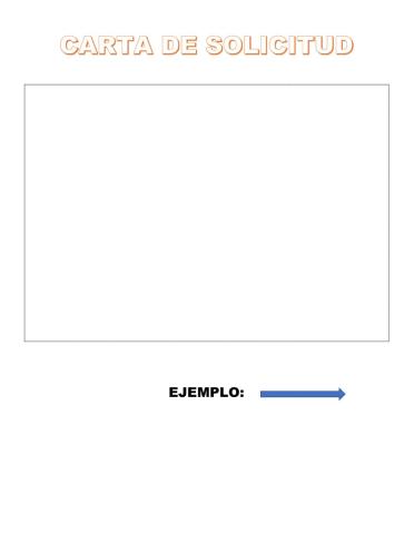 Carta de solicitud