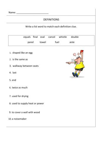 sounds of -el and -l