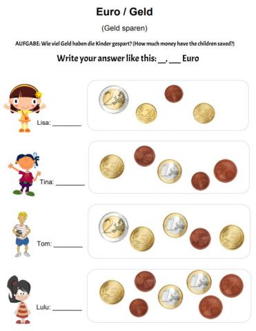 How much money have these children saved?