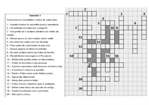 Exercícios com Verbos