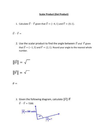 Scalar Product