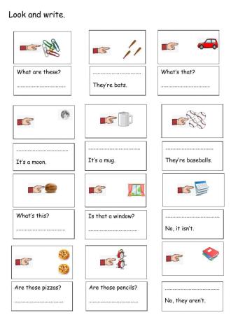 Demonstrative pronouns questions