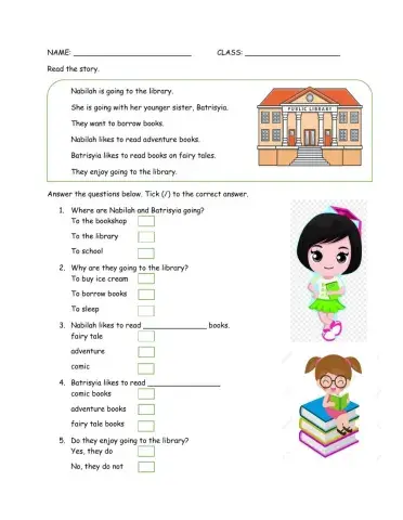 A trip to the library