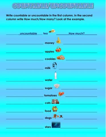 Countable-Uncountable