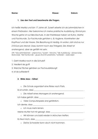 Wir+ 5 (Arbeitsblatt)