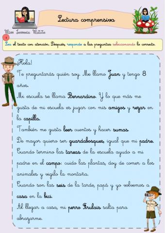 Lectura comprensiva