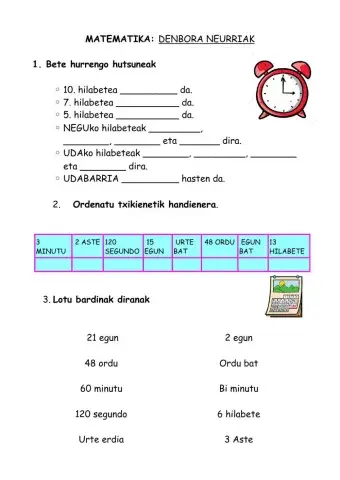 Denbora neurriak lh3