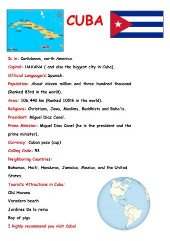 Cuba, Dina Shterengas