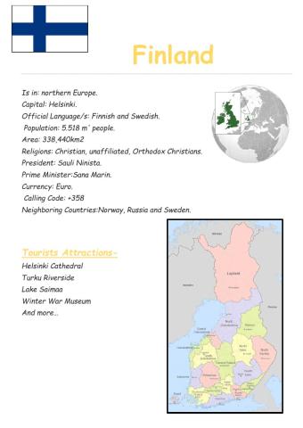 Finland, Dina Shterengas