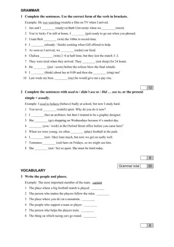 Traveller pre-interm. Modul 2 vocab, grammar, commun.