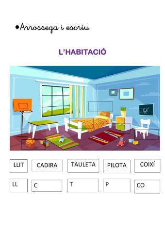 L'habitació i la cuina
