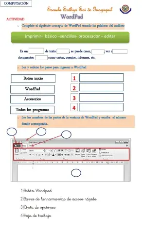 Actividad  de computación