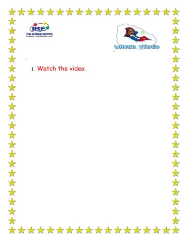 Video numbers 1 to 10