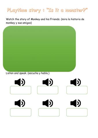 Is it a monster? (story)