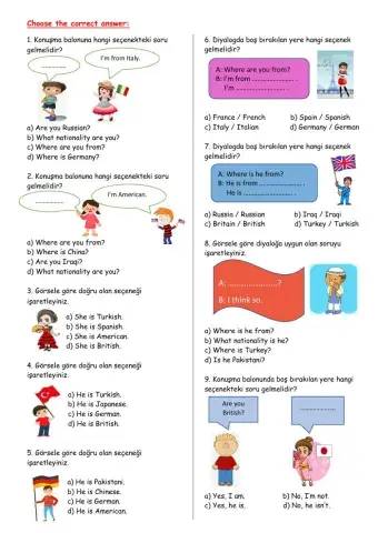 Grade 4-Unit 2-Revision test