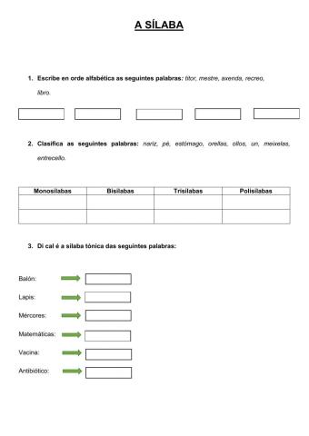 A Sílaba