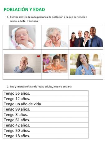 Población y edad