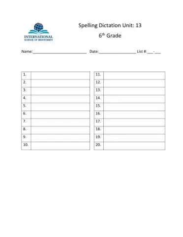 Spelling U13 no sound