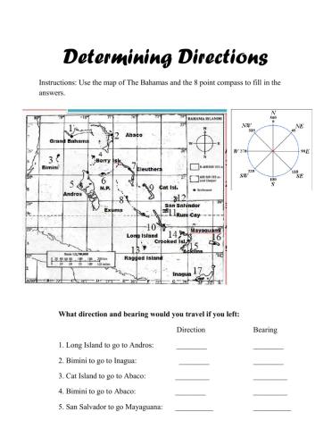 Directions and Bearings