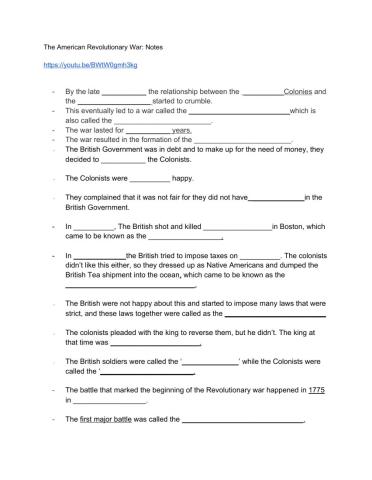 American Revolutionary War