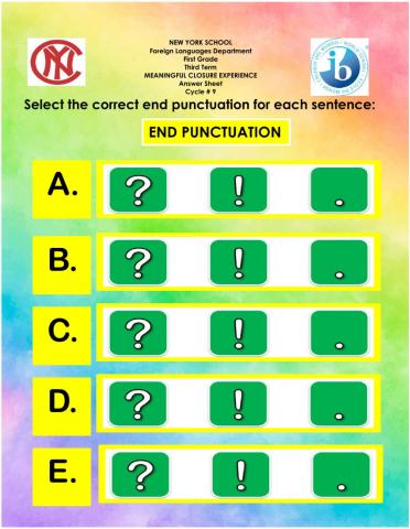 Meaningful closure experience 3rd term