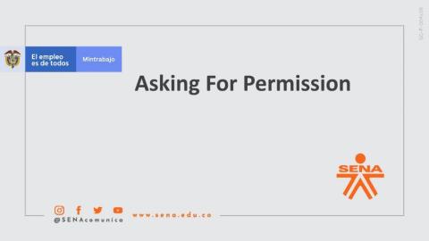 Asking For Permission