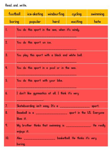 Get active (Fill in the blanks)