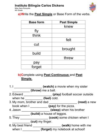 Grammar Practice - November 12th