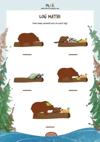 Bear Came Along - Log Maths