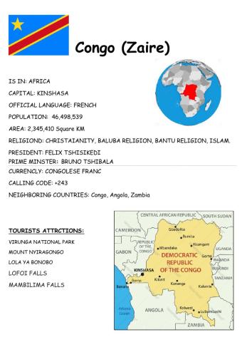 Congo, Dina Shterengas