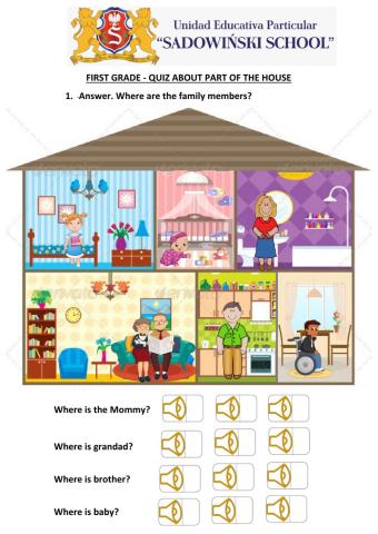 Quiz parts of the house