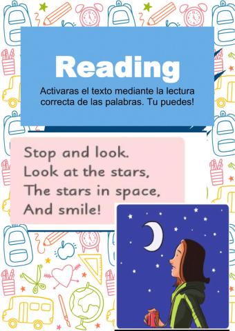 Phonics of sm, st,sp and sk