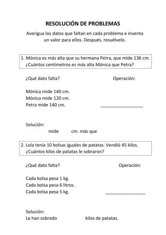 Resolución de problemas