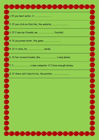 Zero & First Conditionals