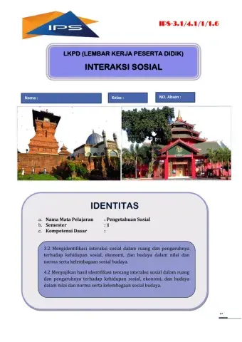 LKPD IPS-INTERAKSI SOSIAL