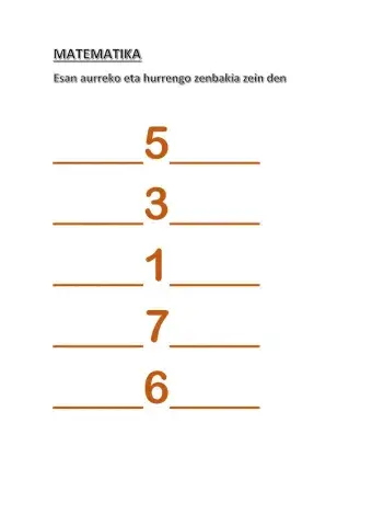 Aurreko eta hurrengo zenbakia