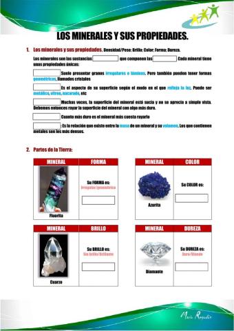 Los minerales y sus propiedades