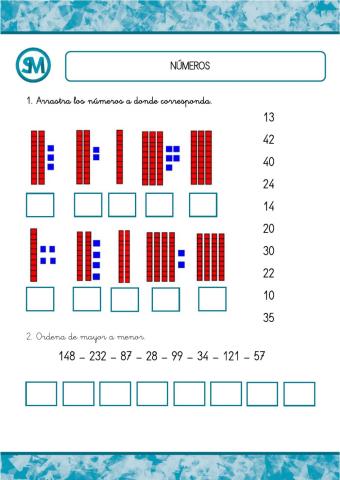 Números con regletas