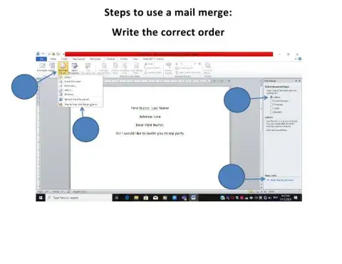 Mail Merge