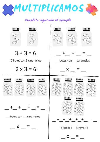Iniciación a la multiplicación