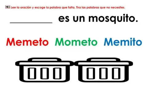 Examen del poema Memito el mosquito p3