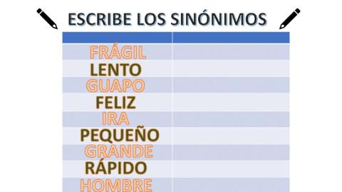 Sinonimos